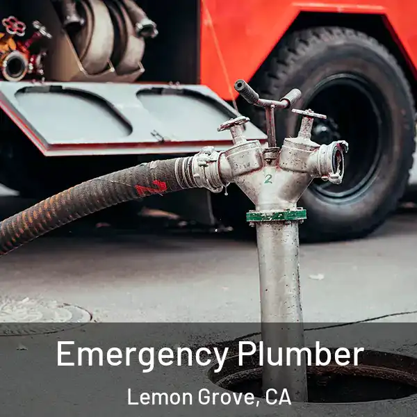  Emergency Plumber Lemon Grove, CA