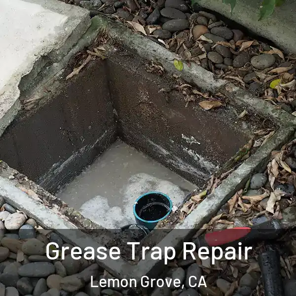  Grease Trap Repair Lemon Grove, CA